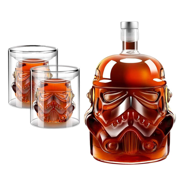 Power Armor Helmet Decanter