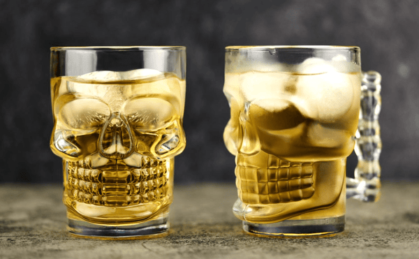 Skull Crystal Mug Set of 2